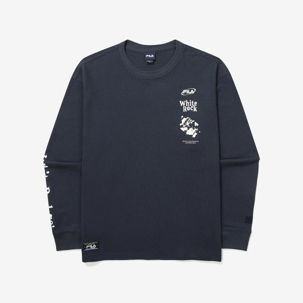 

Fila WhiTe Rock Waffle Long Sleeve T shirT INDIGO/095