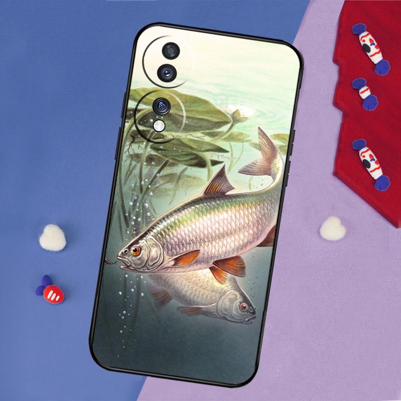 Fish Fishing Case For Honor 200 Pro 50 70 90 X8a X9a X8 X9 X8b X9c X9b Honor Magic 7 5 6 Pro Lite Cover
