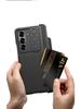 GKK Samsung Z Fold 6 Case: Pen & Card Holder, Hinge Protective Cover with Stand