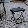 Portable Folding Stool for Outdoor Camping Fishing Train Trip with Lightweight Aluminum Alloy Frame