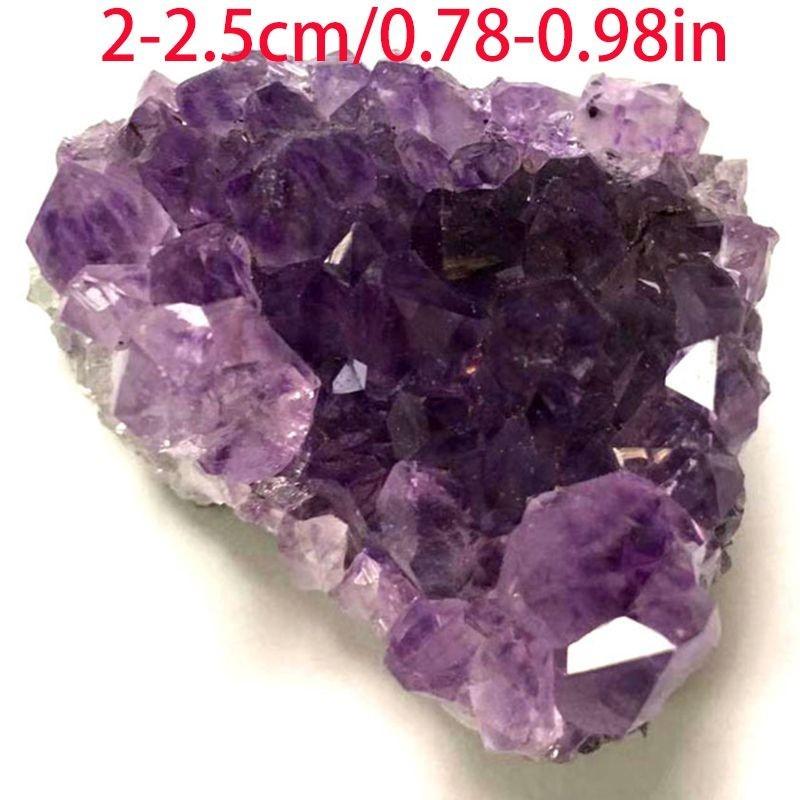 Quartz Natural Amethyst Geode Druzy Crystal Cluster Healing Specimen Decor