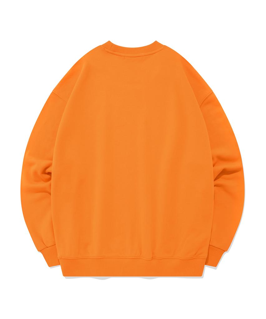 FALLETT Brush Logo Sweatshirt Orange