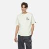 Evisu Letter Logo Printed Round Neck Short Sleeve T-Shirt Men T-Shirts Beige 2ESGNM3TS613XXCT