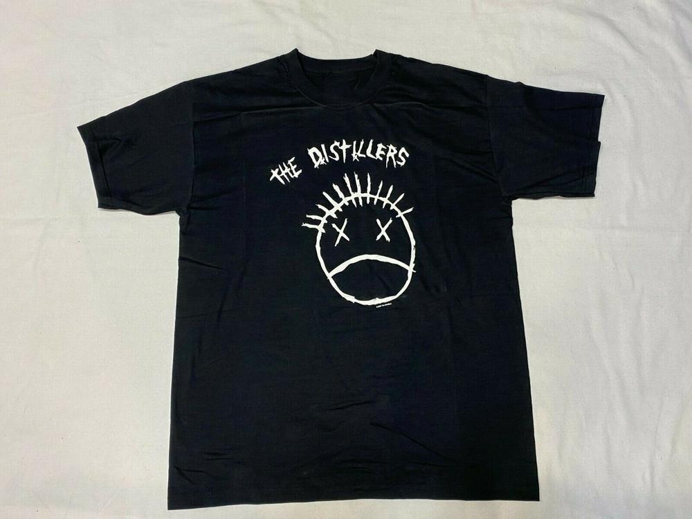 The Distillers Music Band Black T-Shirt Cotton S-234XL Unisex RD46 Unisex T-Shirt XL