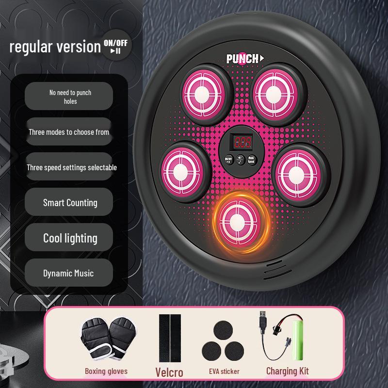 Kids' Bluetooth Boxing Target: Smart Music Fitness Punch Toy