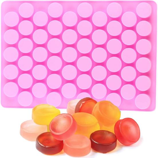 Round Silicone Candy Molds For Hard Candy Gummy