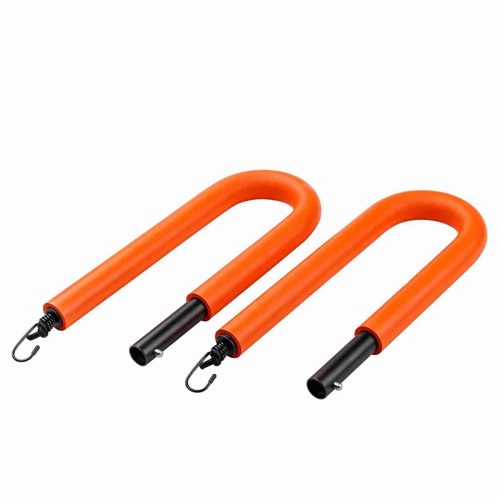 Scooter/Moped Surfboard Rack, Lightweight Aluminum Surf Board Carrier for Sports Outdoors Motorcycle Mount Holder Set (Orange)