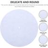 12-Zoll, 2-mm Plattenteller-Anti-Rutsch-Matte, Wollmatte, Stoßabsorbierende Plattenmatte für LP-Vinyl-Schallplatten und Plattenspieler
