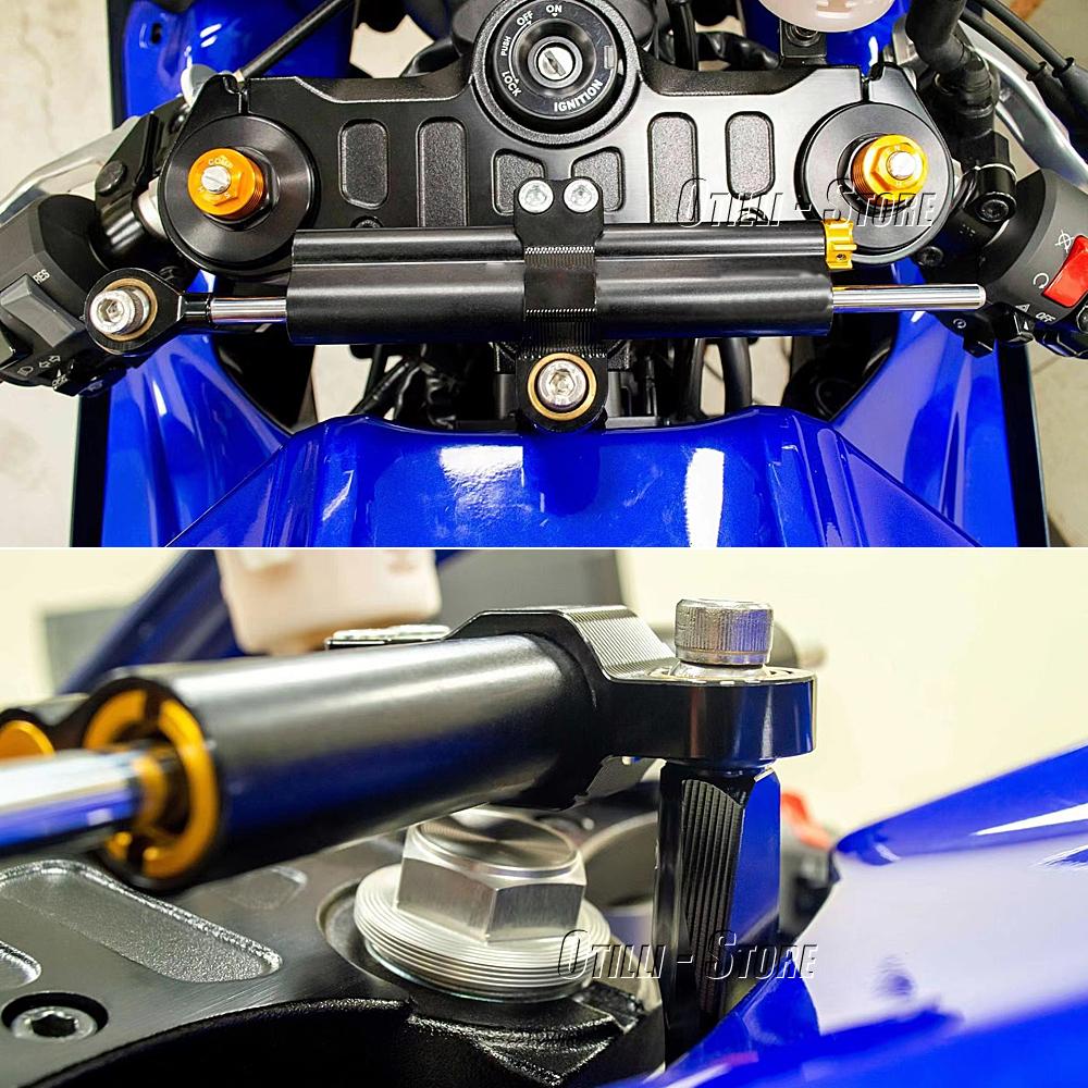 NEW 2021 2022 2023 For YAMAHA YZF R7 Yzf R7 Motorcycle Accessories Steering Damper Stabilizer and Bracket Mounting Kit