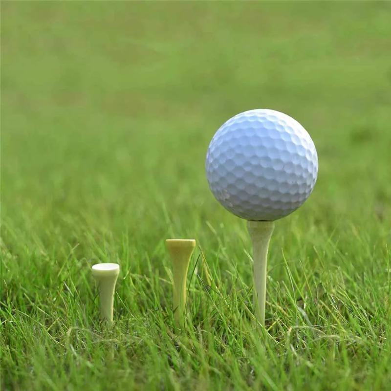 50/100/200Pcs Tees Golf Tees Bamboo Tee Golf Balls Holder 4 Sizes 42mm,54mm,70mm,83mmAvailable Stronger Than Wood Tees Drop Ship