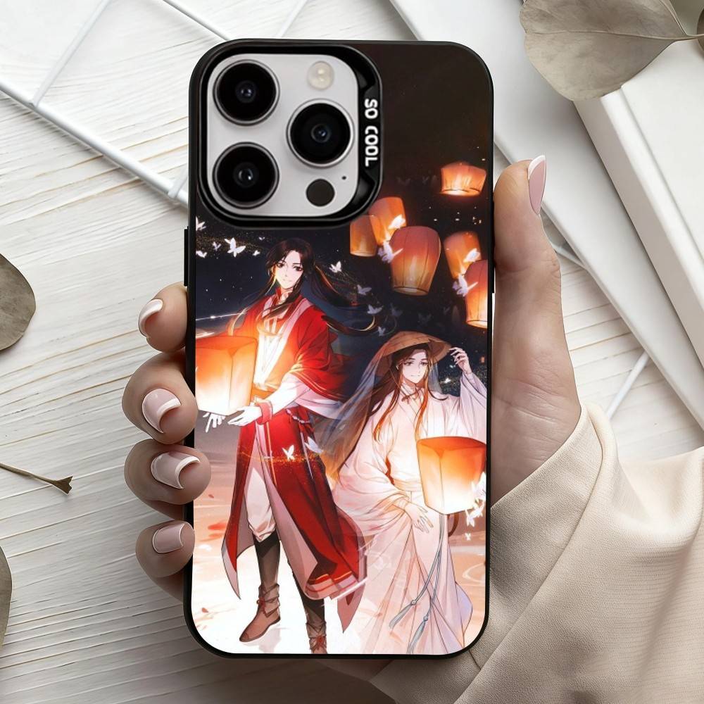 China Film Heaven Officials Blessing Handyhülle Für iPhone17,16,15,14,13,12,11 Plus,Pro Max Candy Silberbeschichtet Innere Abdeckung