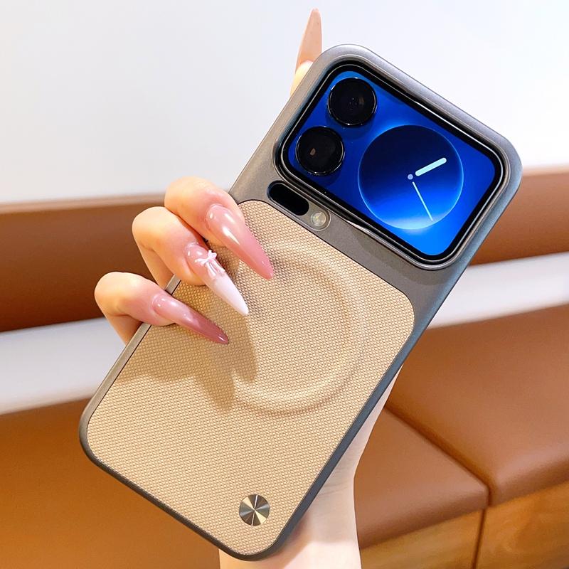 For XiaoMi Mi 17 Pro Max Phone Case Magnetic Wireless Charger PC Hard Shell Protective Leather Back Cover