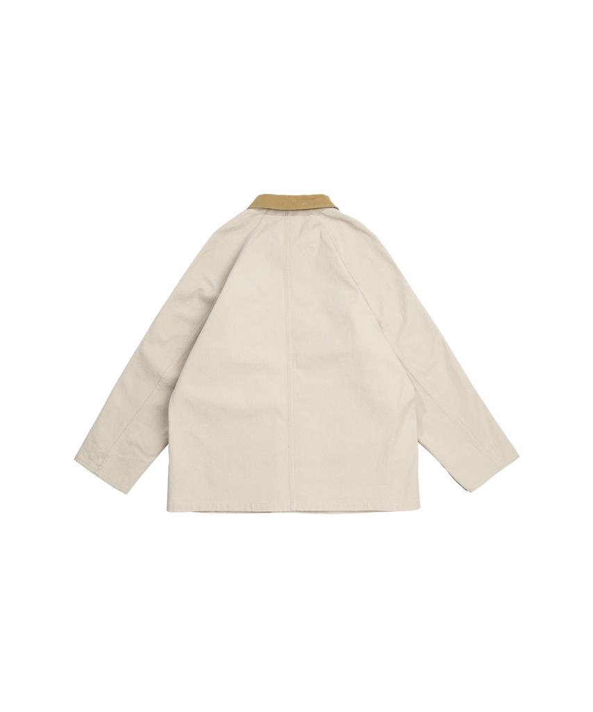 Hello Sunrise Washed Vtg Work Jacket_Ivory