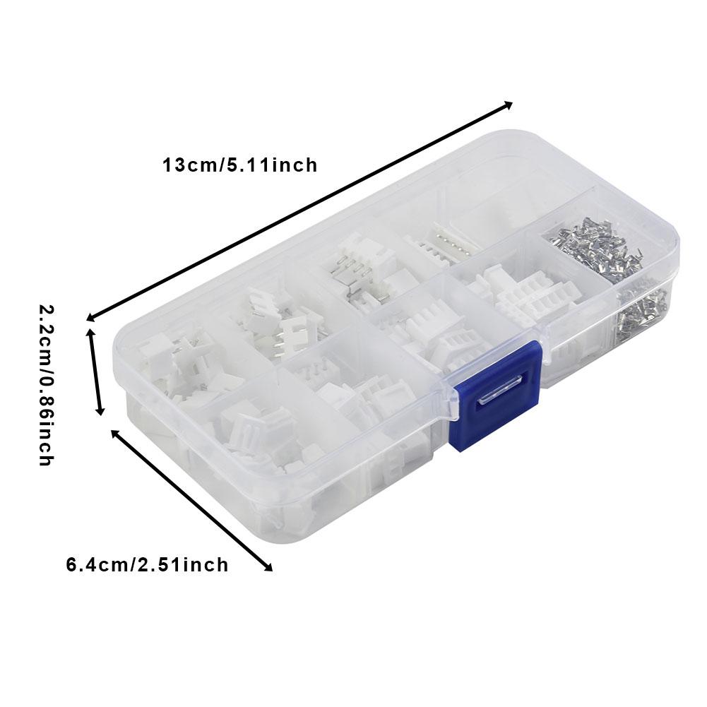 Terminal 230 Teile/schachtel Männlich Weiblich Kit Nylon + Verzinnte Kupfer Stecker Weiß