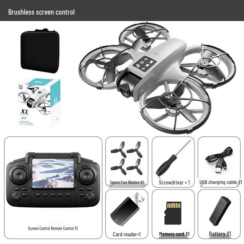 GT3 Mini Drone: Obstacle Avoidance FPV with Dual Camera & Lights for Entry-Level Aerial Photography.