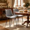 Soft Living Room Chair,Upholstered Chair,Accent Chair,Unique Dining Chair,Office Chair(only 2PCS Chairs)