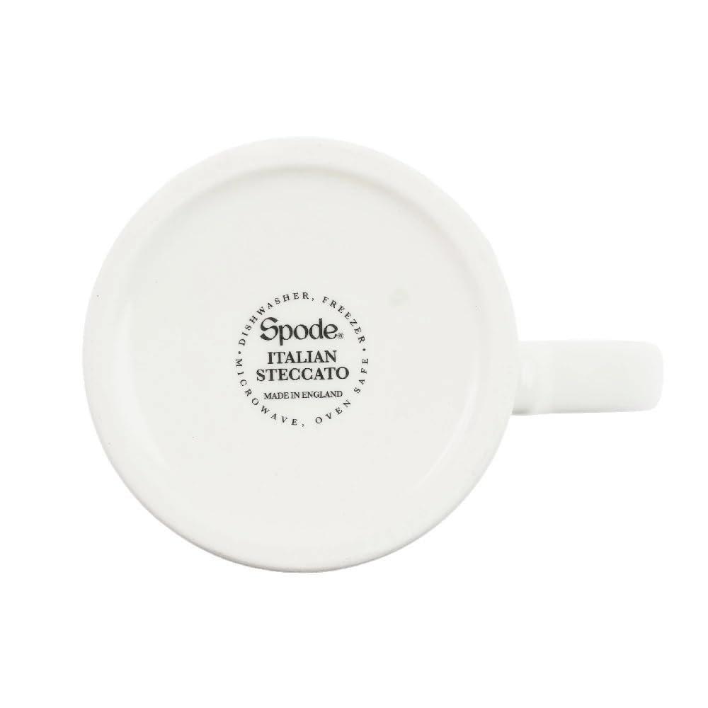 Spode Steccato Mug 350ml Narrow Stripe Cobalt Blue Ceramic Coffee Tea Cup