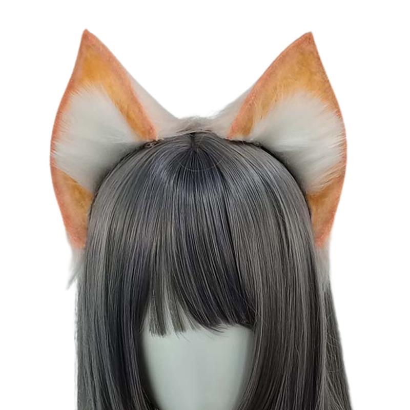 Новинка Ободок для волос Хвост лисы Реквизит Плюшевый Косплей Карнавальная вечеринка Рождество Аниме Инструменты