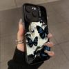 For Redmi Note 13 Pro Case For  Redmi Note 12 11 11S 10S 10 Pro Plus 13C IMD Butterfly & Letter Pattern Laser Phone Cover