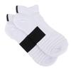 Kammad bomull Sport Basketboll Andningsbara Förtjockade Löpning Stötdämpande Strumpor(Vit Svart )