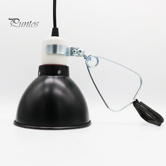 Lampă de căldură pentru reptile, universală, rezistentă la căldură, cu instalare ușoară. Corp de iluminat cu dom adânc pentru reptile, cu cablu de alimentare