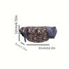 Vintage Crossbody Running Bag for Women Stylish Waist Pack with Adjustable Strap, Zipper Closure, Perfect for Phone, Keys, Running Accessory