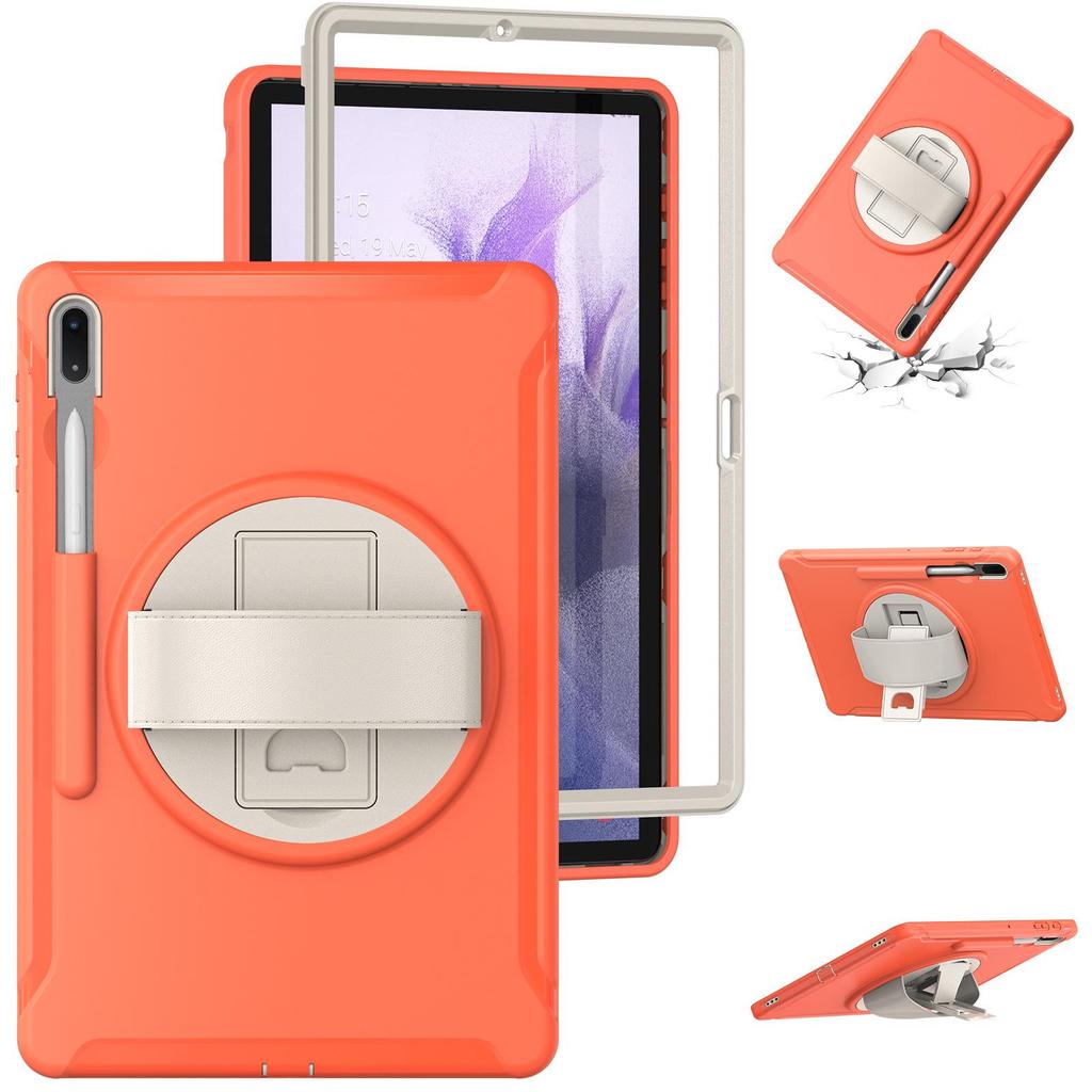 2023 Samsung Tab S9Plus Tablet Schutzhülle - Sturzsicher mit Stifthalter für S7FE 12,4 Zoll
