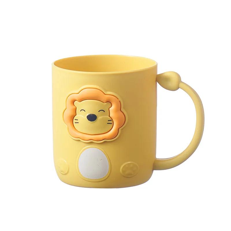 

Высококачественные стаканчики для полоскания рта, новый креативный мультяшный лев, детские, для девочки, для мальчика, пластиковый стаканчик для полоскания рта, стаканчик для зубной щетки для ванной 401-500ML