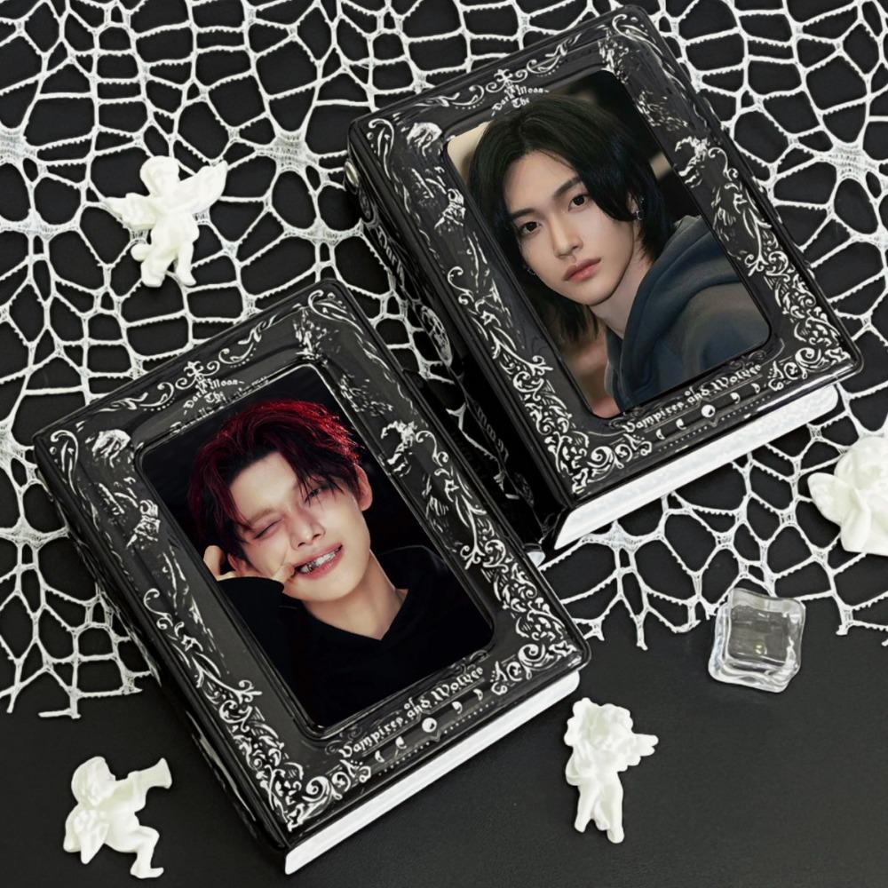 PVC Card Album Gothic Dark Style Idol Card Collect Book Mini Photocard Binder Unisex