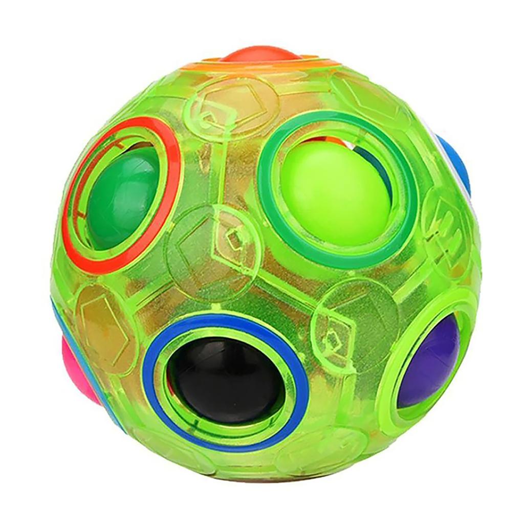 3D Cylinder Magic Bean Puzzle Cube Rotate Slide Gyro Fidget Toy Spinner Ball Anti Stress Fingertips Iq Games For Kid Adult