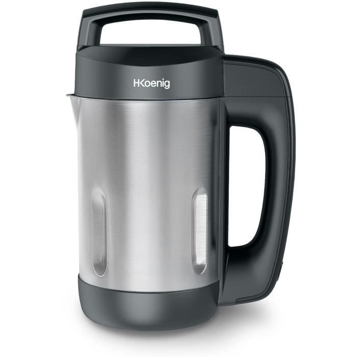 Blender chauffant - H.Koenig - MXC20 - 850 W - 1,1 L - Inox - 2 programmes de cuisson - noir