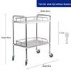 Thickened Stainless Steel Medical Trolley