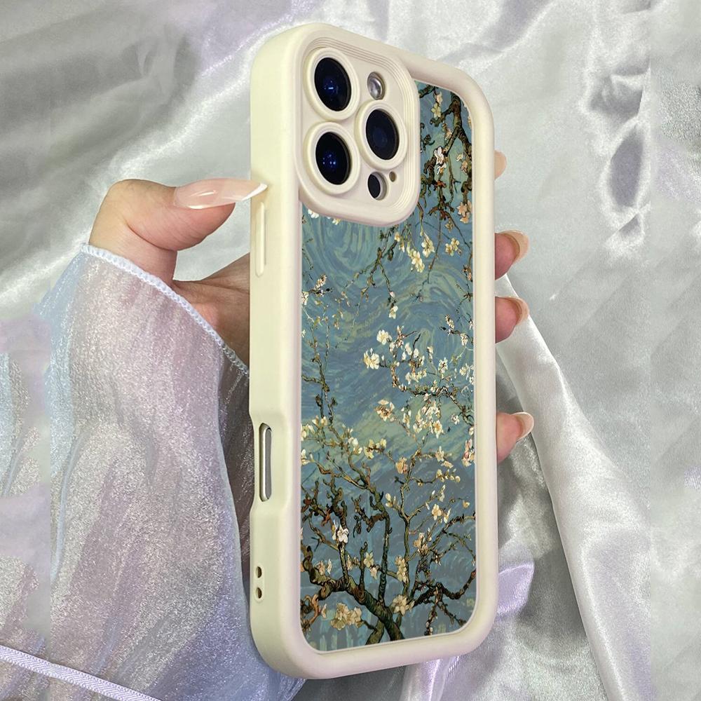 JT9 Aesthetic Vintage Tree Realme 14 15 Huawei P40 Honor 70 90 Infinix Tecno Itel Motorola Google All Model Angel Eyes Soft TPU Phone Case