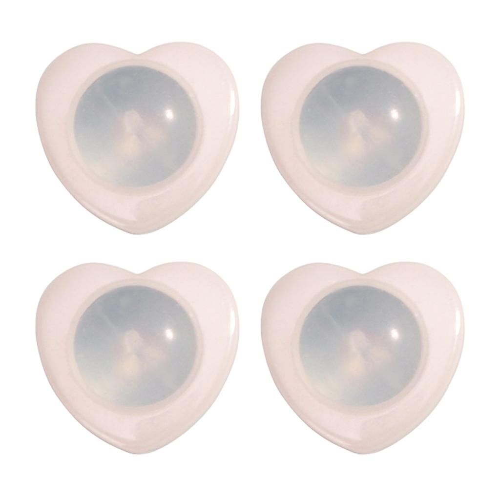 4pcs Comfortable Wear Sturdy Ceramic Earring Support Backs for Droopy Ears Heavy Earrings Lobe Lifters Secure Hold