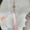 Vintage Chinese Hanfu Pendant Traditional Tassels Waterdrop Waist Pendant Fashionable Jewelry Decor for Celebrations