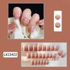 Icy Transparent Southern Pomelo Polka Dot Gradient False Nail Art Tips