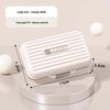 Compact Weekly Pill Organizer - Small, Portable Medicine Box with Daily 3-Meal Compartments and Mini Reminder for 7 Days.