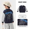 European Boys' Baseball Jacket - Spring 2026 Toddler/Children Casual Top for Spring/Autumn