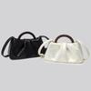 Solid Color Women's Bag 2025 Summer New Cloud Bag Fashionable Soft Surface Handbag Simple Foreign Style Shoulder Oblique Span Bag