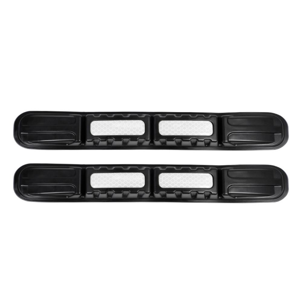 2Pcs Self-Adhesive Car Anti-Collision Patch Reflective Auto Door Edge Guards Vehicle Exterior белый