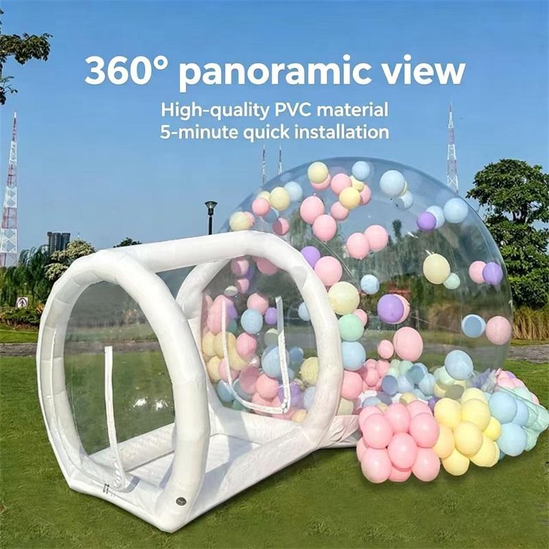 Children's Birthday Party Bubble House Transparent Inflatable Tent with Blower 3 Sizes Available In. Stock In the EU.