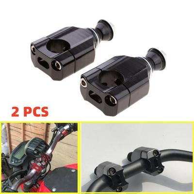 Pár 1 1/8" 28mm Univerzálna CNC Motocyklová Montáž na Riadidlá Zvýšená Svorka Hliníková