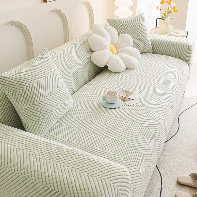 Thick Jacquard Sofa Cover Adjustable Elastic Sofa Covers Elastic Sofa Seat Cover for Living Room Non-slip Slipcovers Couch Cover