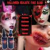 60ml Halloween Plasma Spray Simulation Vampire Fake Blood Zombie Fake Blood Lifelike Props Horror Bady Paint Cosplay DIY Toy