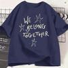 Oversized Tshirt Summer Harrys Styles We Belong Together Hipster Tshirts  100 Cotton Tee Shirt For Unisex Aesthetic Big Size
