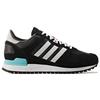 Adidas Originals ZX 700 Mesh Suede Comfortable Trendy Durable Low-Top Lifestyle Casual Shoes Women sneaker Black White BY2337