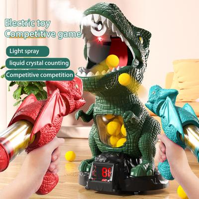 צעצוע ירי דינוזאור חשמלי לילדים 45455 משחק דינו-שלט רחוק עם קיטור וניקוד אוטומטי