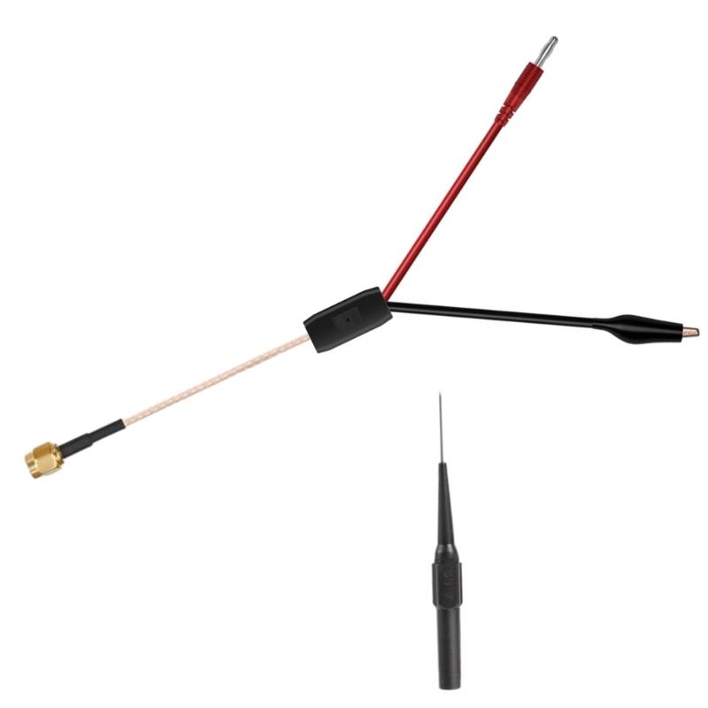 100MHz Oszilloskop-Tastköpfe mit SMA-Schnittstellen Messleitungssatz Klemme Oszilloskop-Zubehörsatz