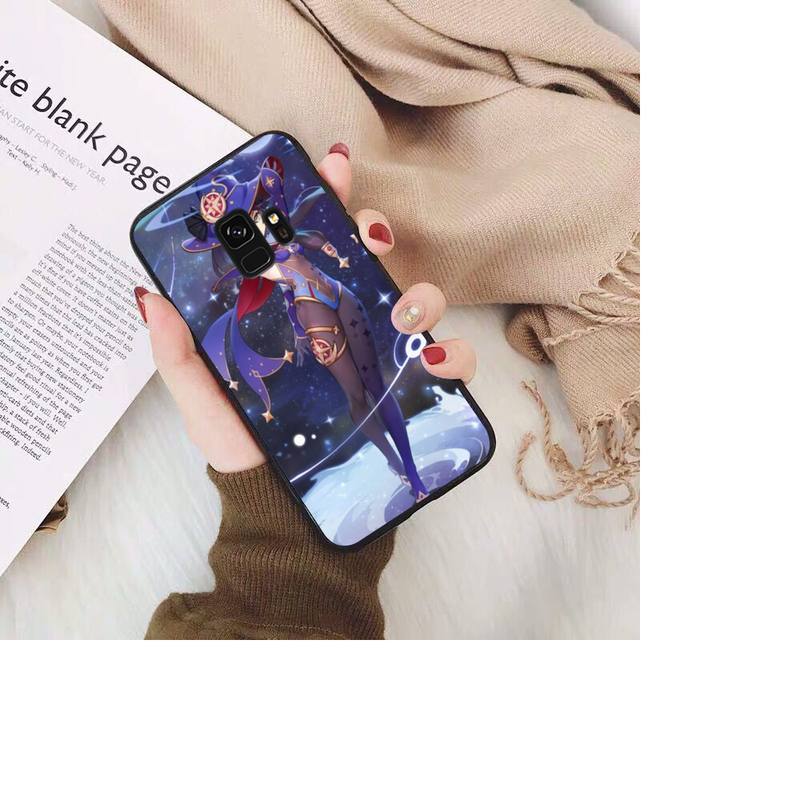 

Чехол для телефона Genshin Impact Mona для Samsung Galaxy S20 S10 Plus S10E S5 S6 S7edge S8 S9 S9Plus S10lite 2020 Galaxy S7 edge