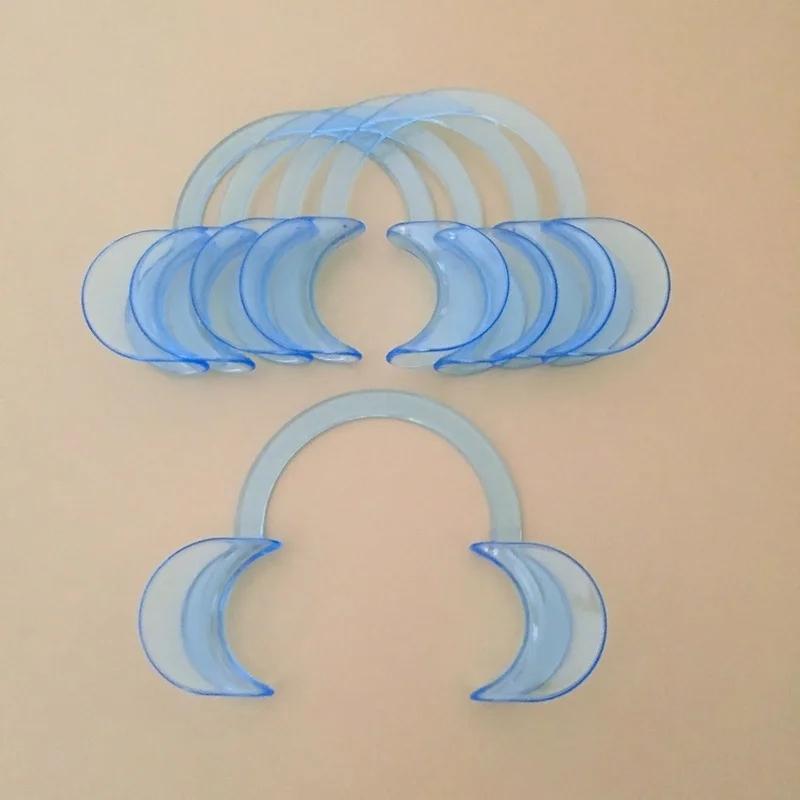 10Pcs C-shaped Plastic Cheek Lip Retractor Dentist Dental Mouth Opener C-shaped Opener